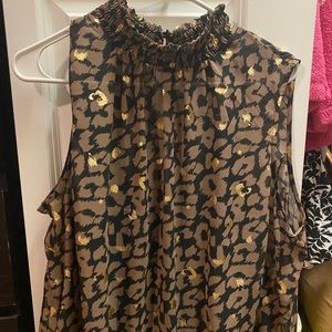 Express NWT cheetah going out blouse